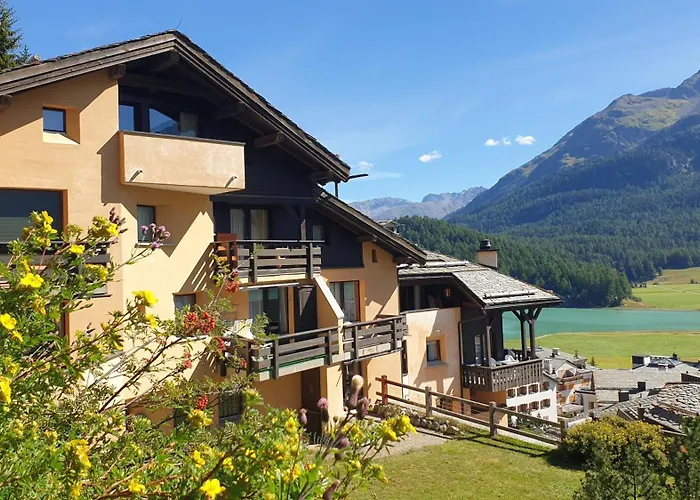 Chesa Bellaval, Haus Leivra 2 1 2-zimmerwohnung Apartman Silvaplana